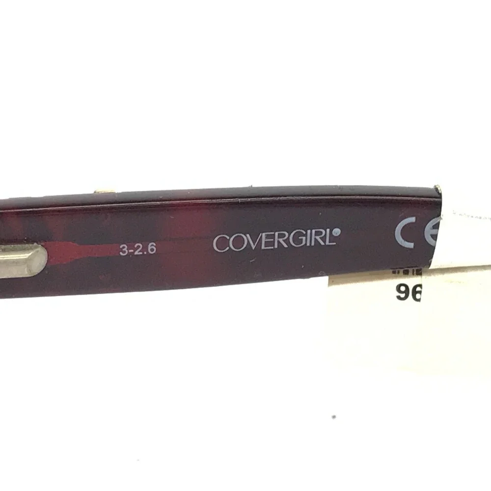 Covergirl Eyeglasses Frames CG0531 071 Bordeaux Red Tortoise Cat Eye 51-17-135
